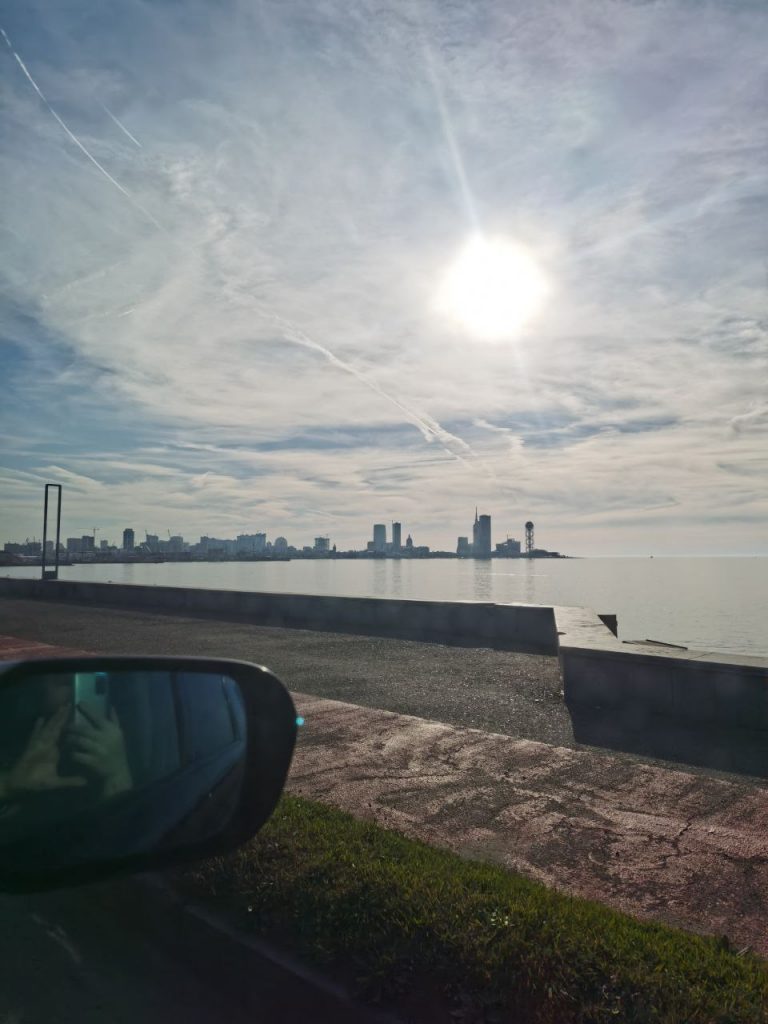 Batumi view approaching it from Makhindjauri