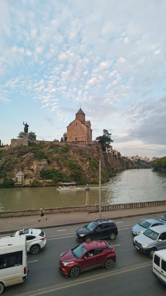 Metekhi church in Tbilisi